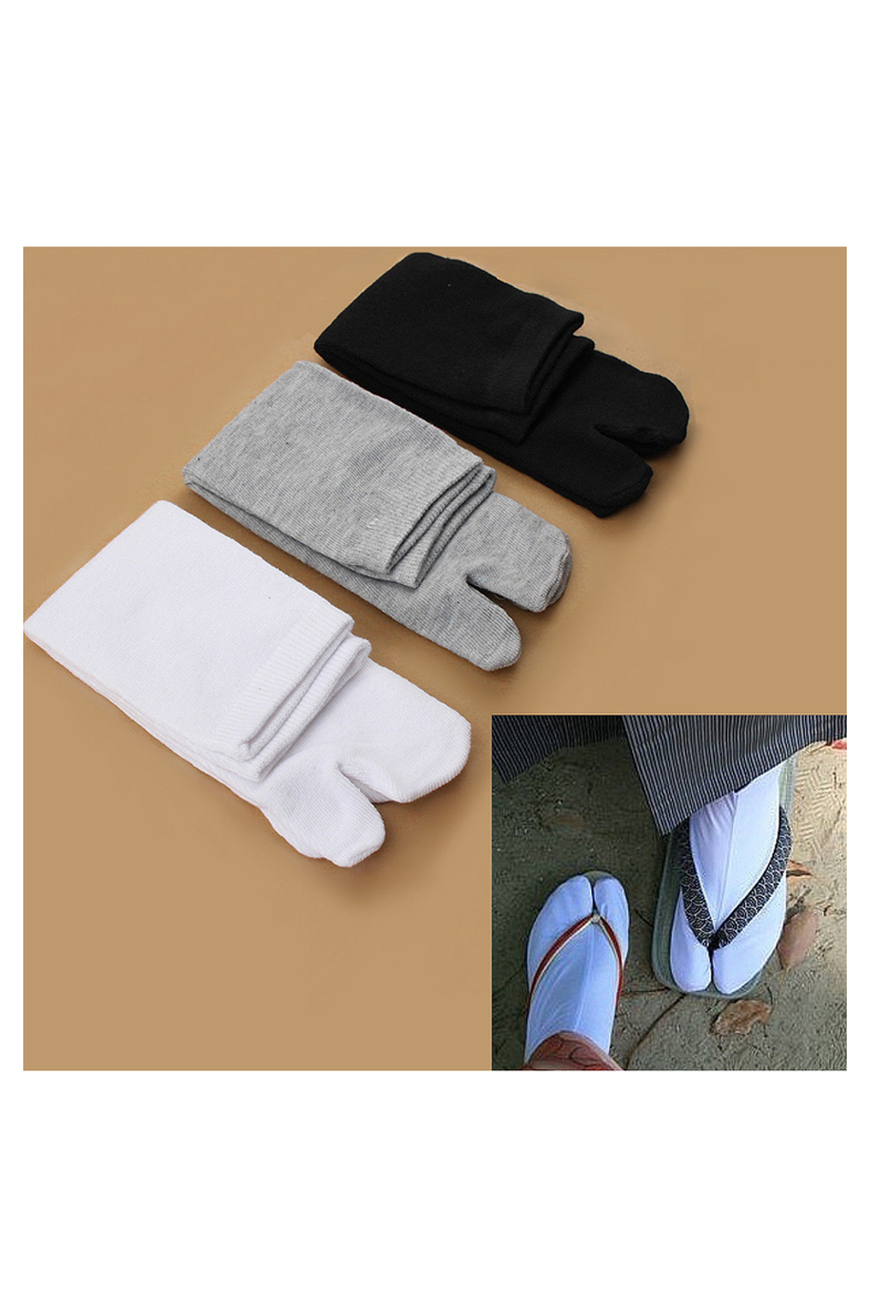 Toe Sock Split - A64E 3 أزواج صندل كيمونو ياباني