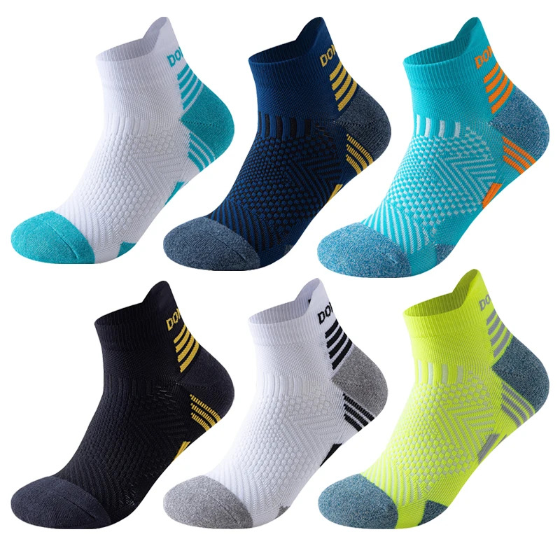 Ankle Sock Low Cut - 3 أزواج ماراثون الجري الجوارب رجل