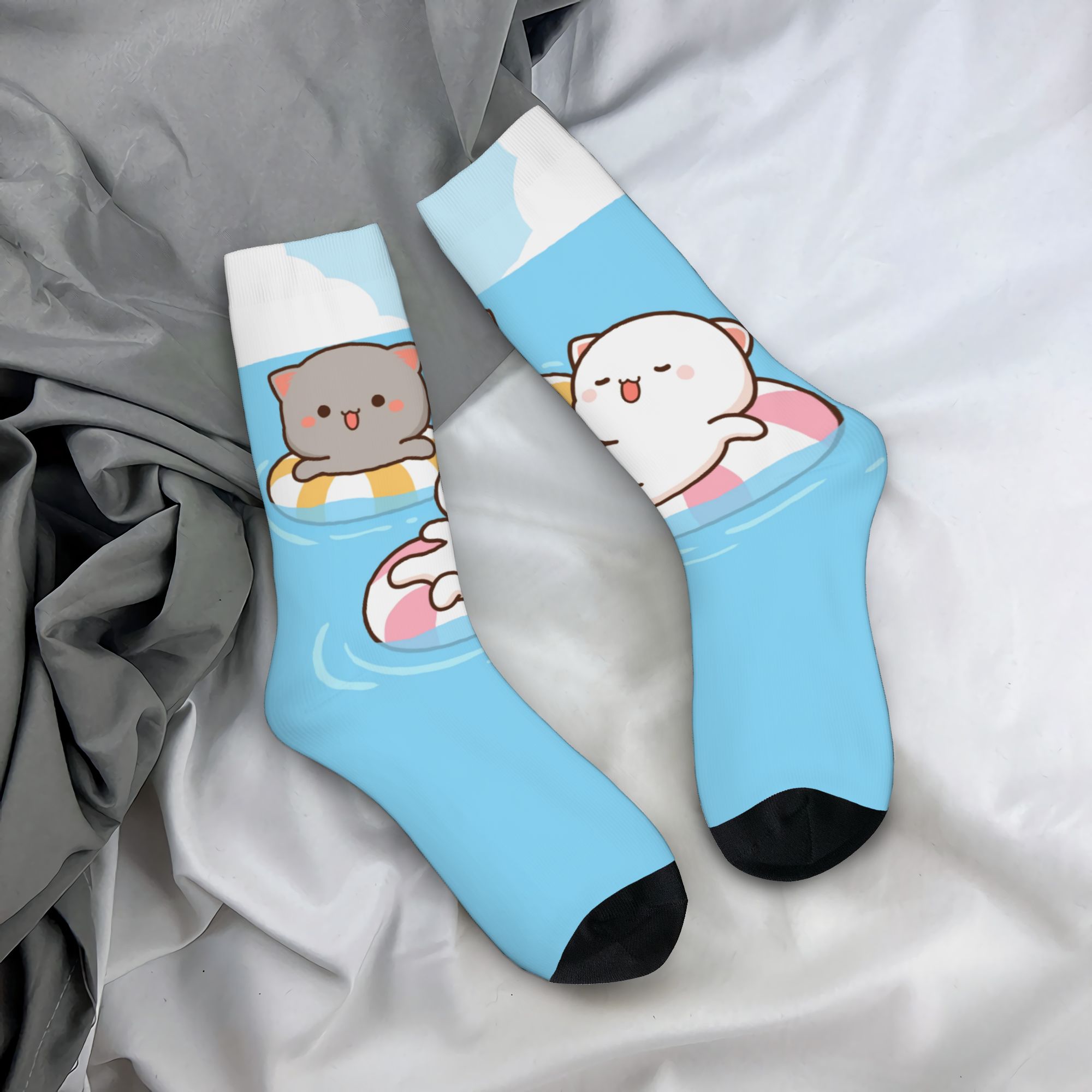 Dress Sock Men - جوارب مخصصة بطباعة ثلاثية الأبعاد لزوج
