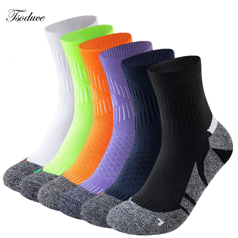 Athletic Sock Cushion - المهنية ماراثون الجري الجوارب تيري خففت
