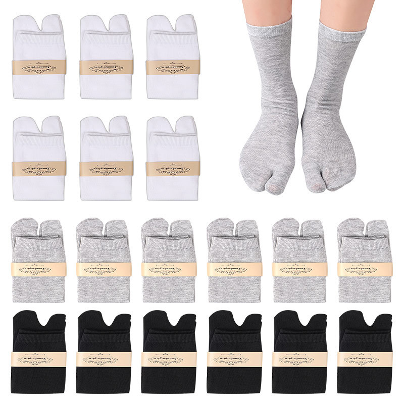 1/2/5 أزواج من الجوارب ذات الإ - مراجعة Toe Sock Split وسعره