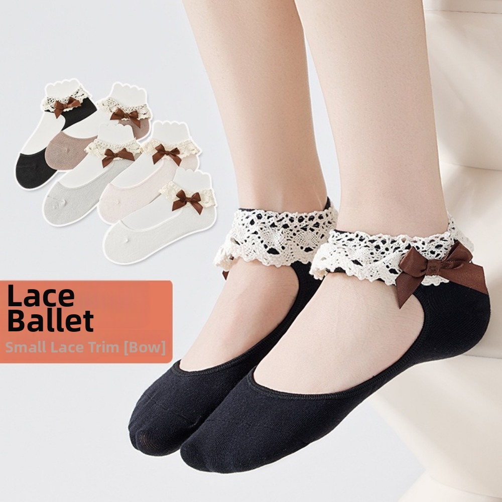 جوارب قصيرة أنيقة مزينة بالدان - مراجعة Ankle Sock Low Cut وسعره