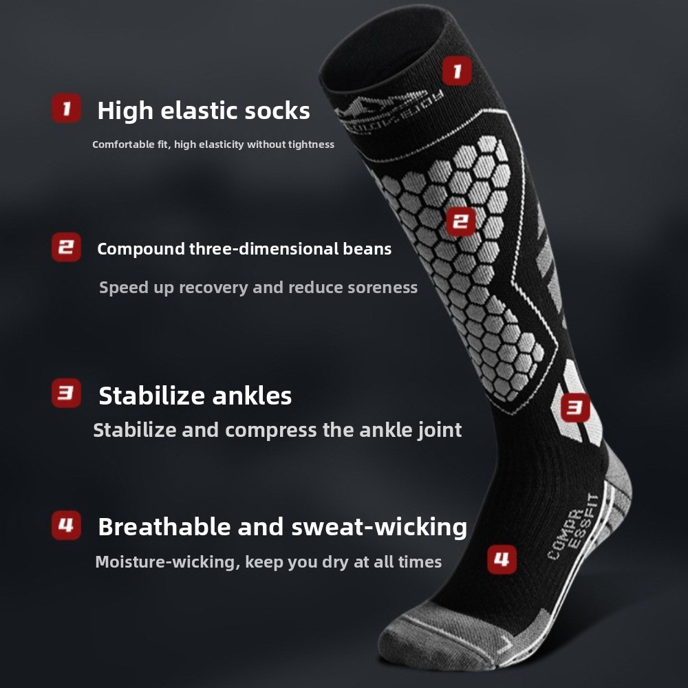 جديد سميكة جوارب التزلج تنفس ا - مراجعة Thermal Sock Winter وسعره