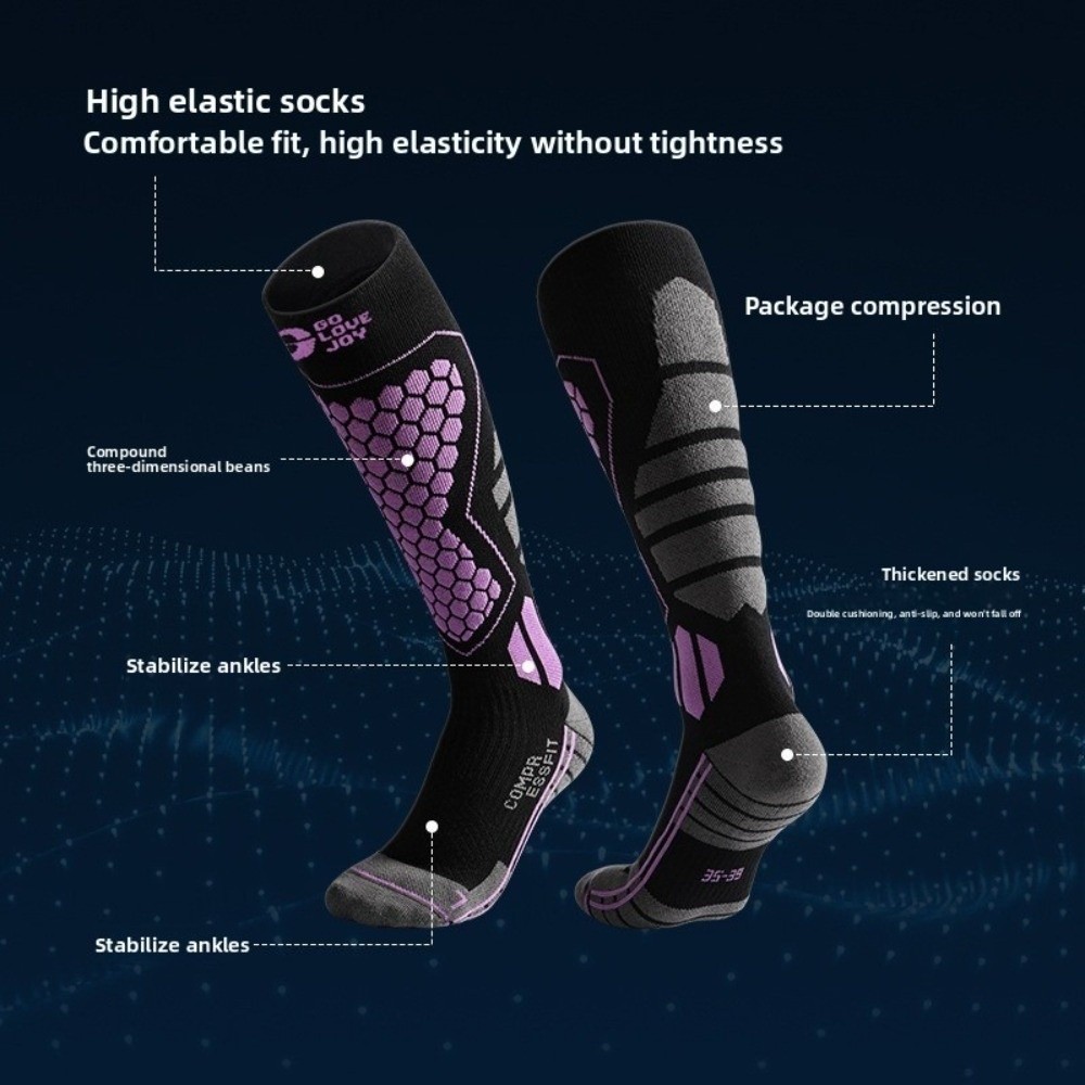جديد سميكة جوارب التزلج تنفس ا - مراجعة Thermal Sock Winter وسعره