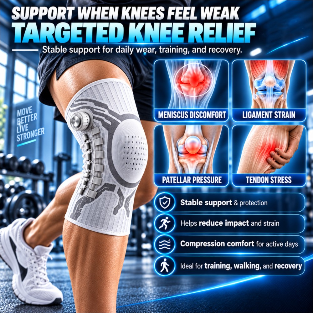 دعامة ركبة ذكية قابلة للتعديل  - مراجعة Compression Sleeve Calf وسعره