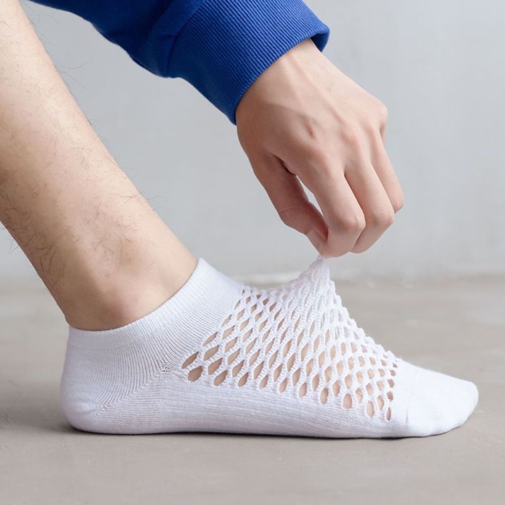 جوارب رجالية مريحة بتصميم مجوف - مراجعة Ankle Sock Low Cut وسعره
