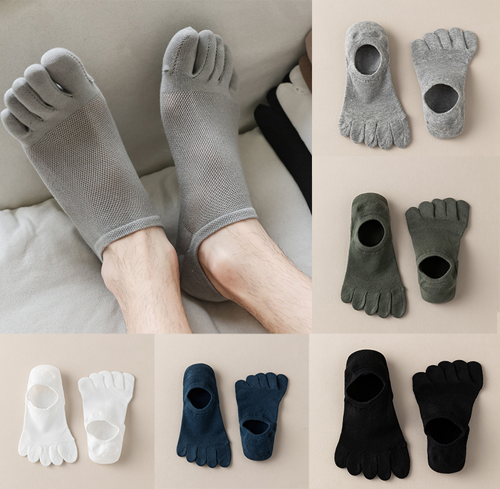5 أزواج من جوارب الرجال غير ال - مراجعة Toe Sock Split وسعره