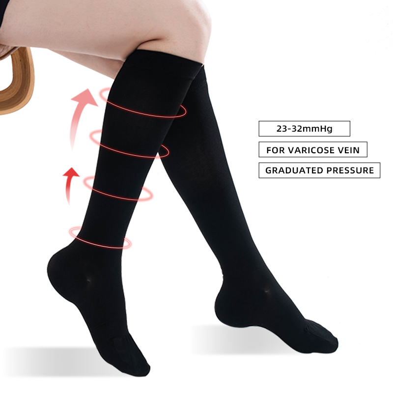 Legbeauty-جوارب ضغط طبية مغلقة - مراجعة Compression Sock Medical وسعره