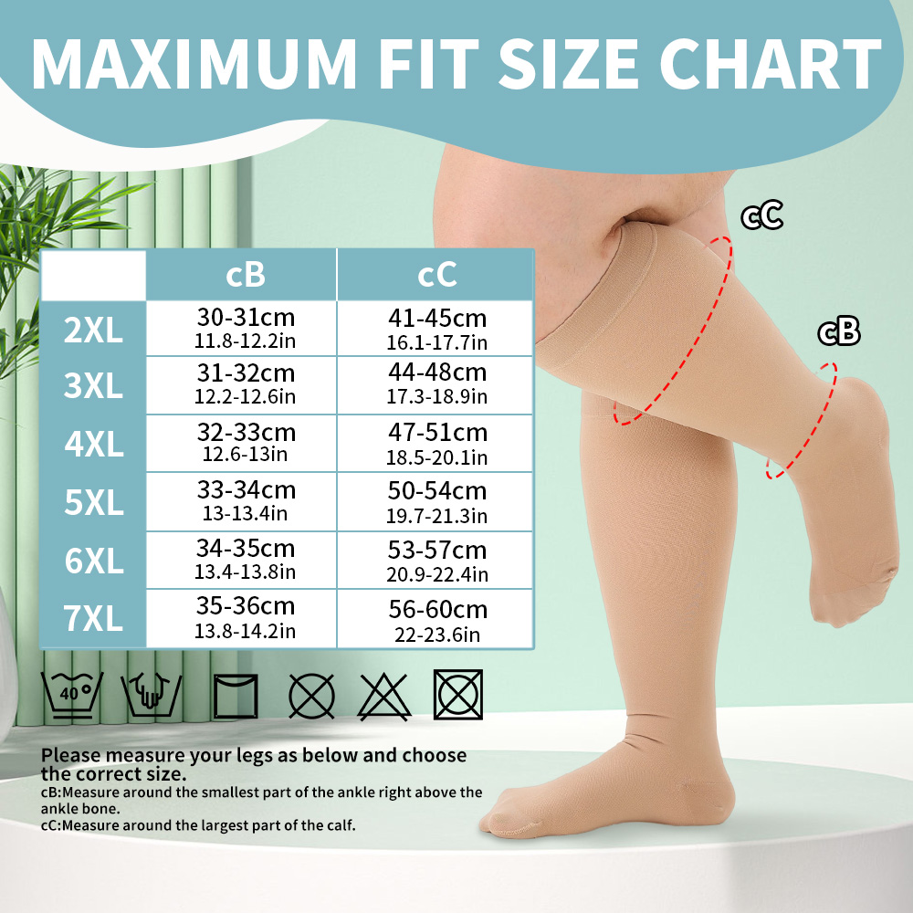 Legbeauty-جوارب ضغط طبية مغلقة - مراجعة Compression Sock Medical وسعره