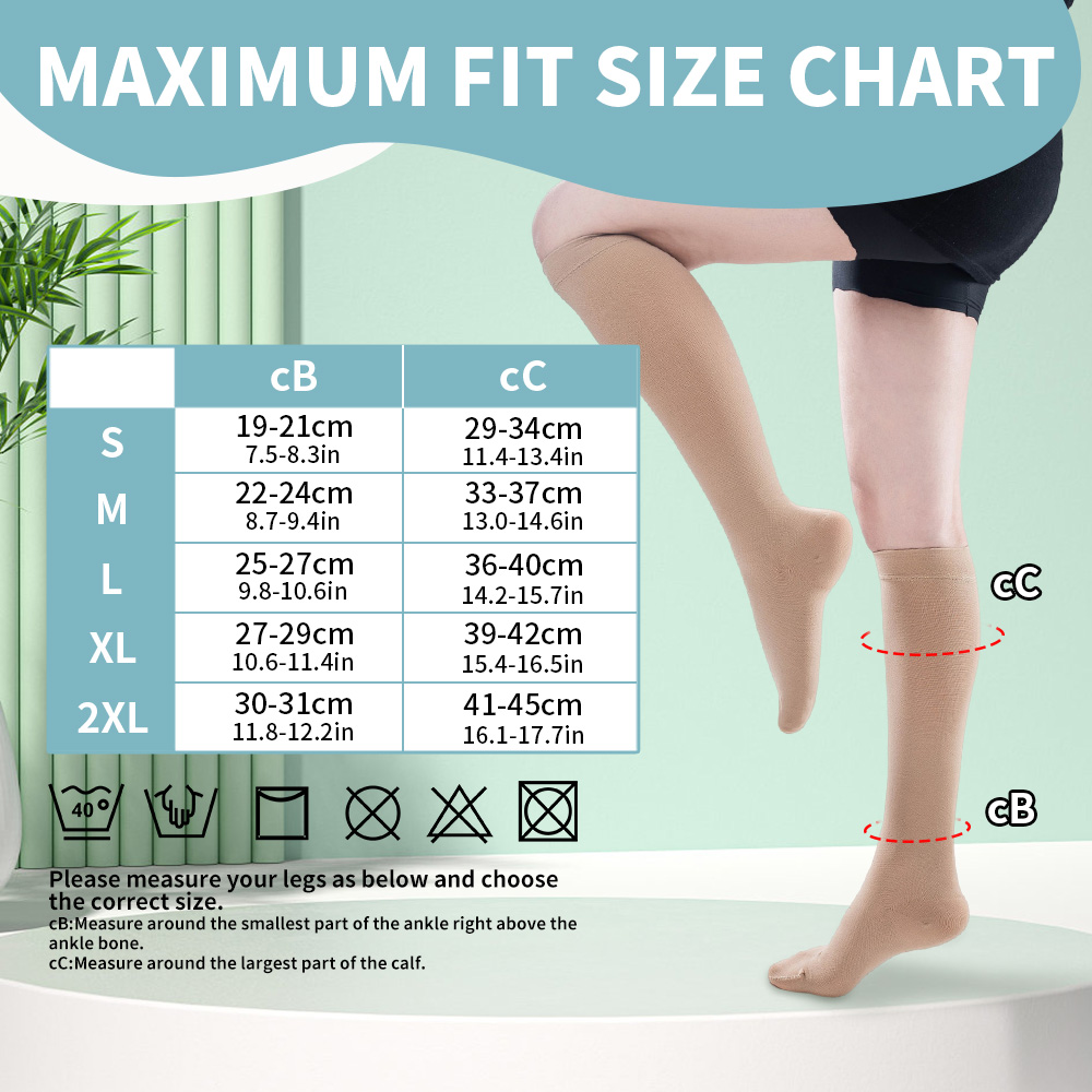 Legbeauty-جوارب ضغط طبية مغلقة - مراجعة Compression Sock Medical وسعره