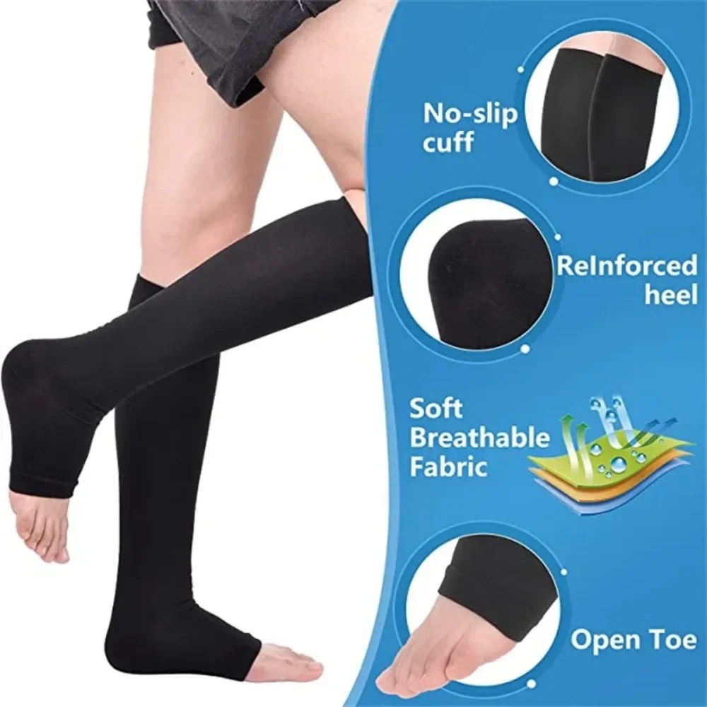 جوارب ضاغطة بدون أصابع، دعم طب - مراجعة Compression Sock Medical وسعره