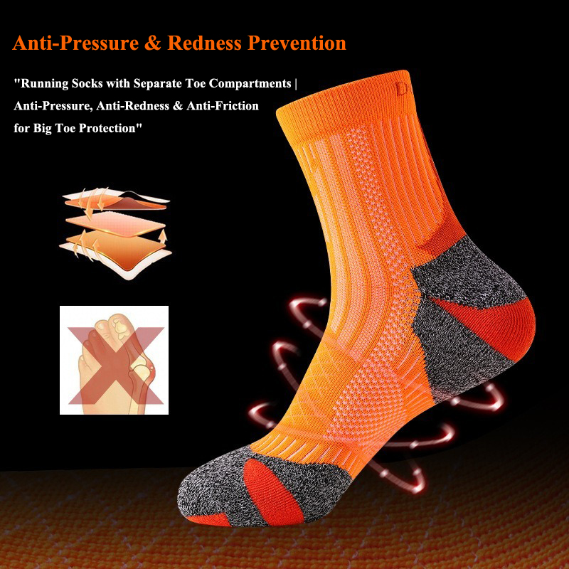 المهنية ماراثون الجري الجوارب  - مراجعة Athletic Sock Cushion وسعره