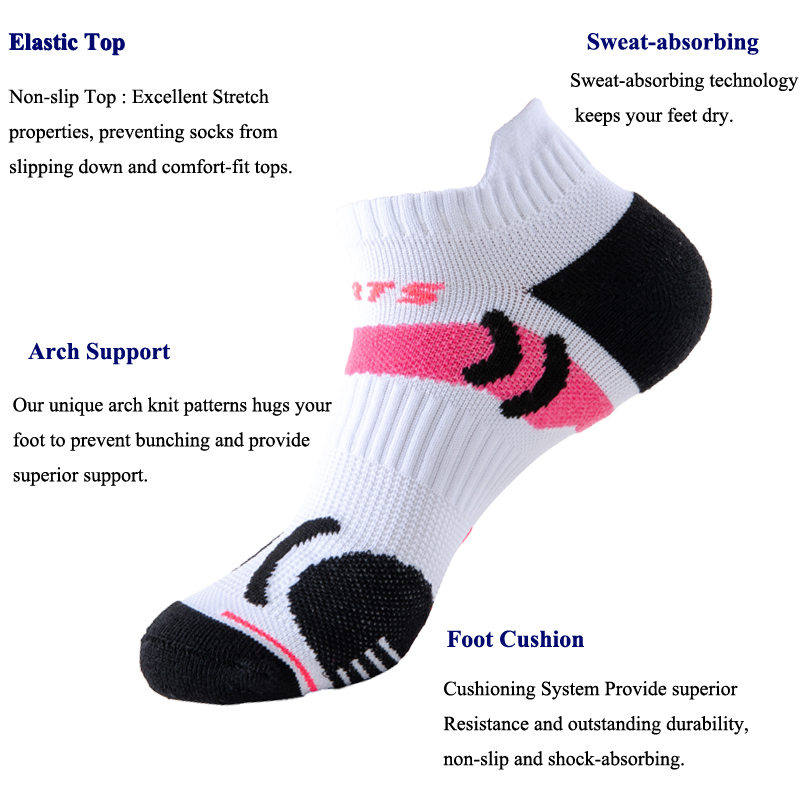 جوارب رياضية WRELS 1/2/3 أزواج - مراجعة Athletic Sock Cushion وسعره