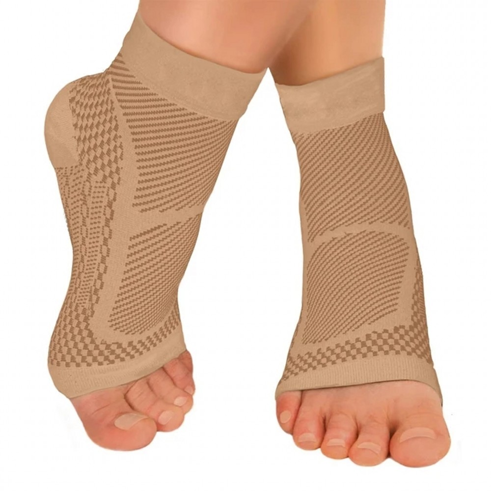 جلبة ضغط رياضية للكاحل ، جورب  - مراجعة Ankle Brace Sock وسعره